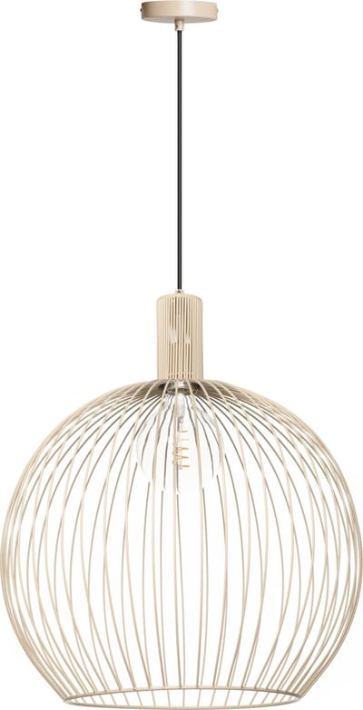 Hanglamp Wire Mat Beige 50cm - Giga Meubel