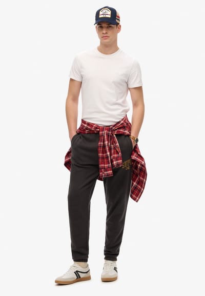 Superdry - Athletic Essential joggingbroek met print - Heren - Broeken