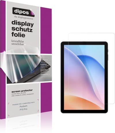dipos – 2x Beschermfolie geschikt voor Pockam P10 Pro | Krasbestendige & heldere Screenprotector Ultra-Thin