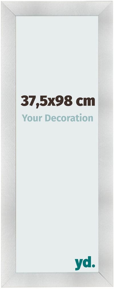 Your Decoration - Fotolijst 37,5x98 cm - MDF - Aluminium Geborsteld - Pisa