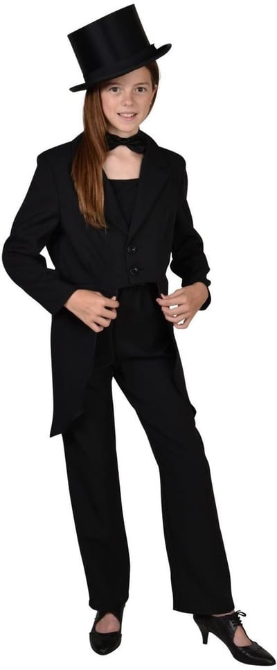 Zwarte kinder slipjas Jessy