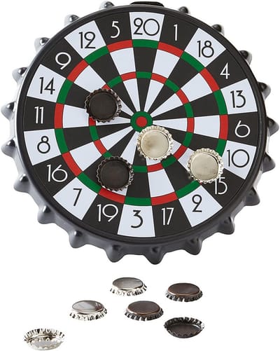 Magneet Dartbord met Flessenopeners als Pijltjes