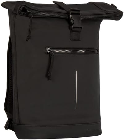 New Rebels Mart New York Zwart 21L Rugzak Rolltop Waterafstotend Laptop 15.6"