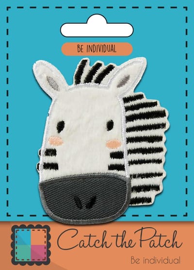Zebra strijkembleem - Patch - Strijkapplicatie