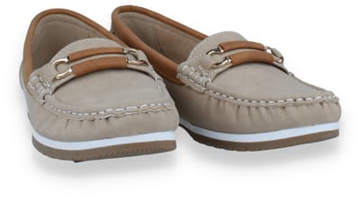 Mode-mania Dames Mocassin | Beige | Maat: 36