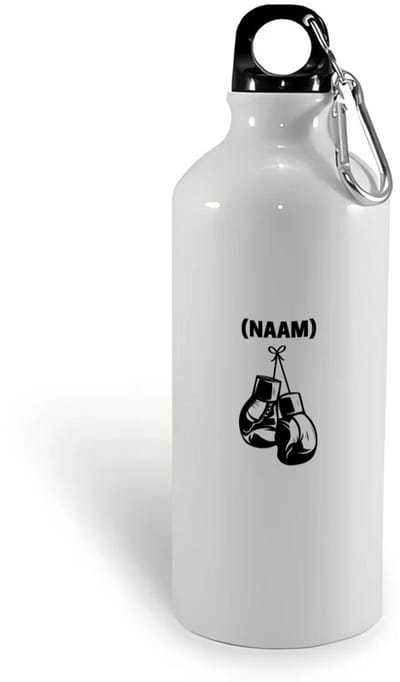 Hacebo® - Boksen met eigen naam waterfles - Sport - Bokser - Vechtsport - water fles - 400ML