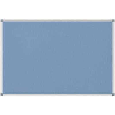 MAUL standard prikbord, textiel, 600 x 900 mm, lichtblauw