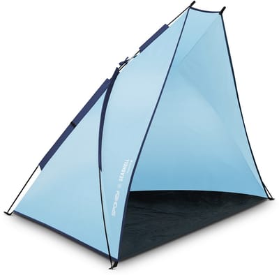 Spokey Seashell Strandtent - Blauw - 200 x 120 x 120 cm