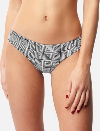 O'Neill Bikinibroekje Hipster cheeky bottom - Black Aop W/ White - 44