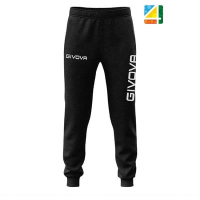 Joggingbroek Givova Broek Groot Logo Zwart 2xl - S