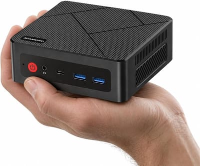 Mini Desktop PC - Compacte Computer - Thuiswerken Kantoor - Krachtige Processor - 512GB Opslag - Zwart