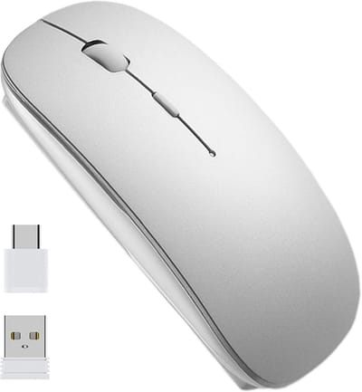 Draadloze Oplaadbare Muis Optische PC Muis Dunne USB Nano Ontvanger