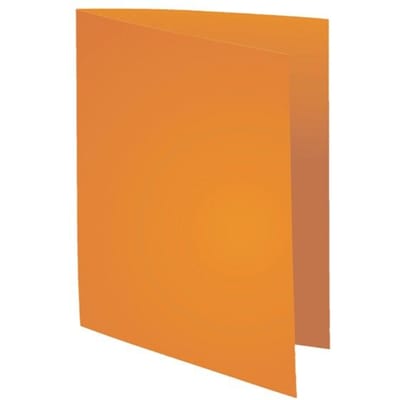 Exacompta FOREVER 170 - Pak van 100 dossiermappen 170g/m2- 24x32cm voor A4. - Oranje - 420007E