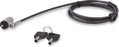 StarTech.com Keyed Cable Lock - Push-to-Lock Button - 2 m / 6.5' Cable - security cable lock
