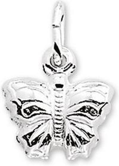 hanger vlinder zilver gerhodineerd