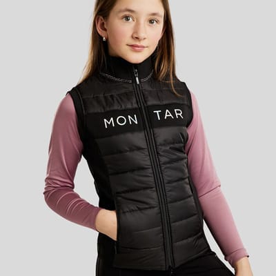Montar Bodywarmer MoCha Kids Zwart - 140