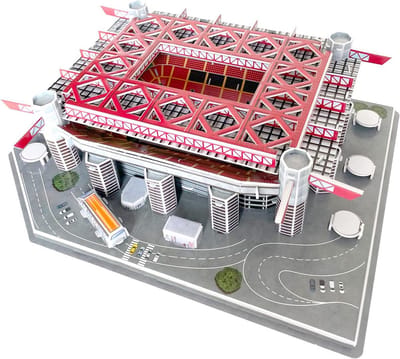 3D Voetbalstadium Puzzel voor Kinderen en Volwassenen - Modelbouw met 113 Onderdelen