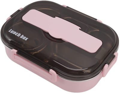 Golden crown - Lunchbox - Thermische Serveerschalen - Lekvrij - Roze - Voedselcontainer - Perfect voor Kinderen - 5 Compartimenten