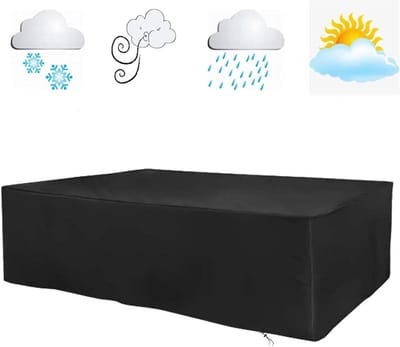 Tuinmeubelhoes - Beschermhoes Meubels - Meubels Beschermen - Waterdicht 420D Oxford - 115x65x73 cm - Zwart