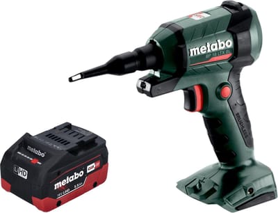 Metabo BP 18 LTX BL accu blaaspistool 18 V borstelloos + 1x LiHD accu 5,5 Ah - zonder lader
