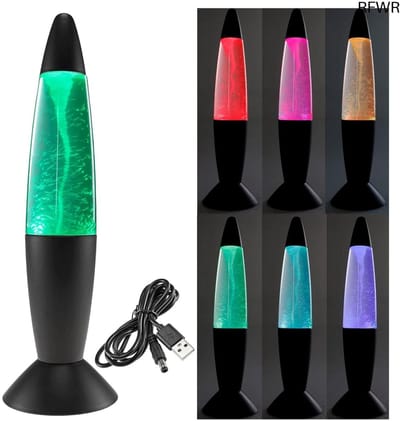RFWR® Decoratieve LED Lamp met RGB Verlichting en Kleurverandering - Tafellamp 37 cm