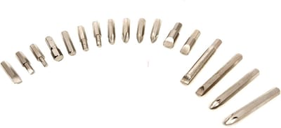 HBM 18-delige slagschroevendraaier set 1/2 inch Sleufkop, Hex, Philips