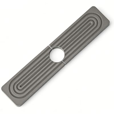 Kraanmat voor Keukenafvoer Diatomeeënaarde Sneldrogende Kraanmat Spoelbak Spatbeschermer Waterabsorberend voor Badkamer Aanrecht 60x10cm / 23.6x3.9in