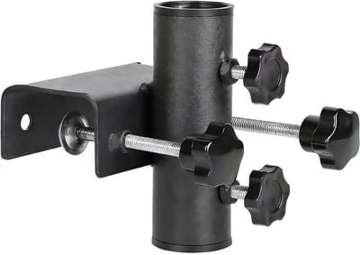 Verstelbare Balkon Parasolhouder met Klem voor Stabiliteit en Geschikt voor Diverse Balkonrail Afmetingen (20 mm - 63 mm)
