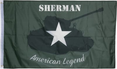 Vlag - Sherman Tank