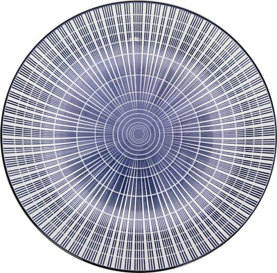 Gusta Sun Dinerbord 26,5 cm Blauw/Wit