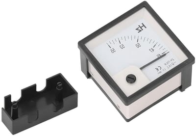 AC Frequentiemeter Paneel - Frequentietester Analoog - Frequentiemeting AC - Klasse 1.5 Nauwkeurigheid - 72x72 mm - Wit