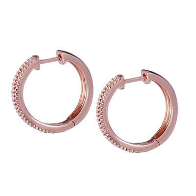 Orphelia ZO-7448 - Oorringen Multicolor - Zilver 925 Rosé - Zirkonia - 2 cm