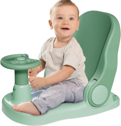 Douchestoel Kinderen - Badzitje Opvouwbaar - Veilig Baden - Sterke Zuignappen - 38 x 28.5 cm - Meerkleurig