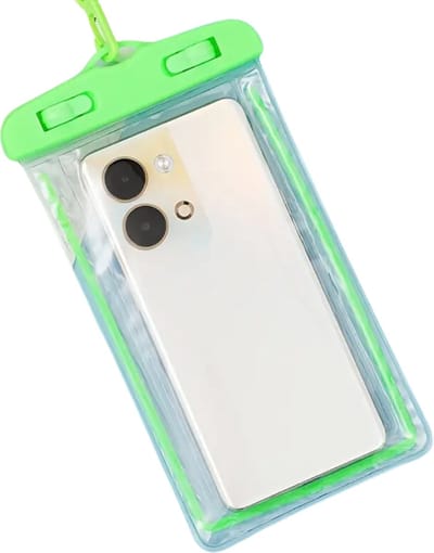 Bovista Waterdichte Telefoonhoesjes - Waterdicht Telefoonzakje - Waterproof Festival Opbergtasje - Documententasje - Waterbestendig - Groen