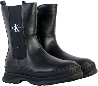 Jeans-enkellaarsjes met veters voor jongeren (Lace Up)