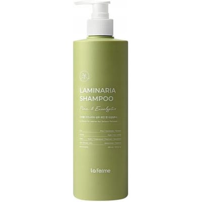 LAFERME - Shampoo Laminaria Shampoo régénérant pour cheveux aux algues Pin & Eucalyptus, 500 ml