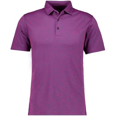 Ragman Polo Soft Knit Flame Design Easy Care Mulberry / male