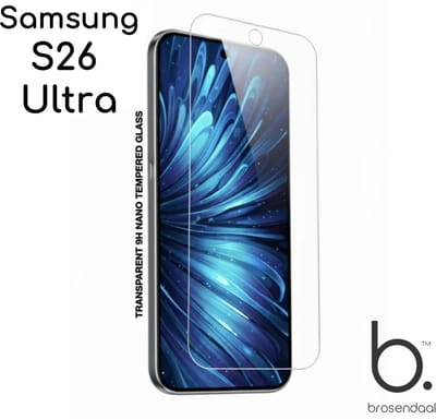 Brosendaal Screenprotector geschikt voor Samsung Galaxy S26 Ultra - 9H Nano Coating - Ultradun - Maximaal Kras- en Valbestendig