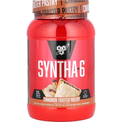 BSN, Syntha-6, Boisson en poudre protéinée, Pâtisserie grillée à la cannelle, 2,91 lb (1,32kg)