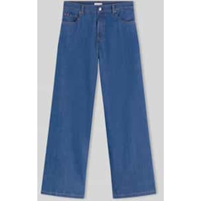 Bootcut jeans van puur katoen