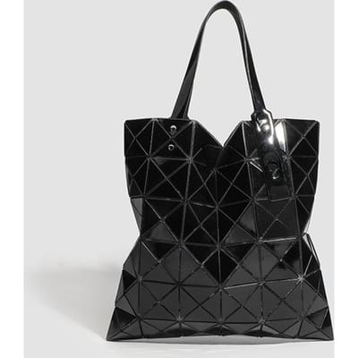 Nieuwe Lente- en Zomermode Zesvak Schoudertas Diamant Vouwen Geometrische Tas Veelzijdige Diamant Hand Draagtas black