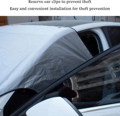 Bovista Vriesdeken Auto - Anti-Vries Deken Auto - Ijsdeken - Voorruithoezen Antivries - Voorruit Hoes-Anti Ijsdeken - Sneeuwdeken - Zonwering - Zonnescherm