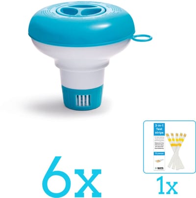 Intex Chloordrijver - ø12,7cm - Zwembad Onderhoud - 29040NP - Volumebundel - Chloordrijver - 6-delig