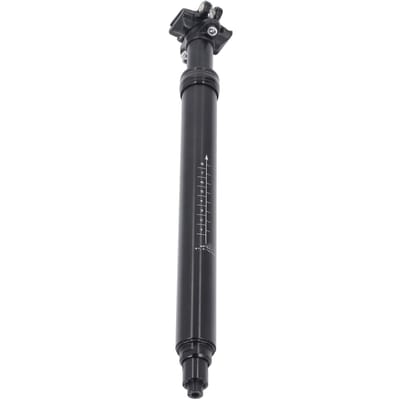 Tige de selle télescopique hydraulique pour vélo 150 mm de débattement Blocage à distance 31,6 mm Passage interne Tige de selle pour vélo de montagne et de route gray