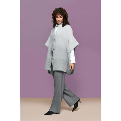 Aliza Poncho Grijs