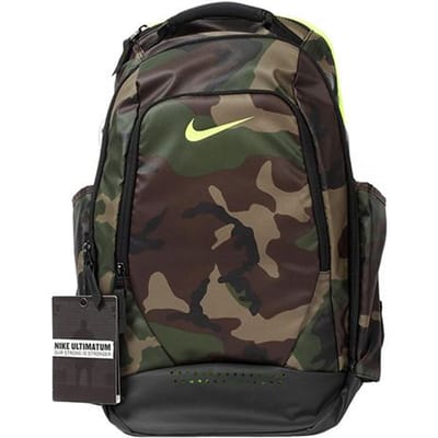 Sac à dos à fermeture éclair Camouflage Nike Sacs à dos Unisexe Vert Noir BA5090-071 Green/Black