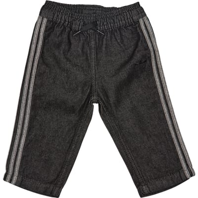 Adidas Firebird Broeken Baby - Zwart - Maat 87 - 92 CM - Katoen Denim