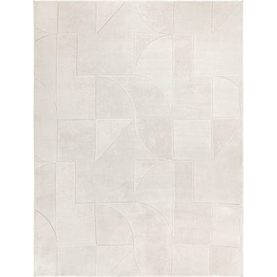 Modern tapijt Tokko crème 80x150 cm