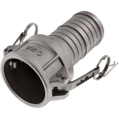 Camlock DN 50 (2'') Koppeling Aluminium met slangpilaar (50 mm) Type C MIL-C-27487