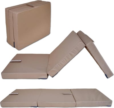 Folding Mattress, Waterproof 3-Piece Foldable Mattress, 60 x 200 x 10, Camping Mattress, Guest Mattress, Sleeping Mattress, Travel Mattress, Oeko-Tex